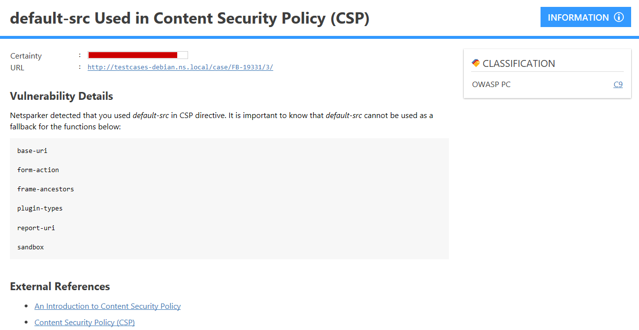 default-src Directive Example