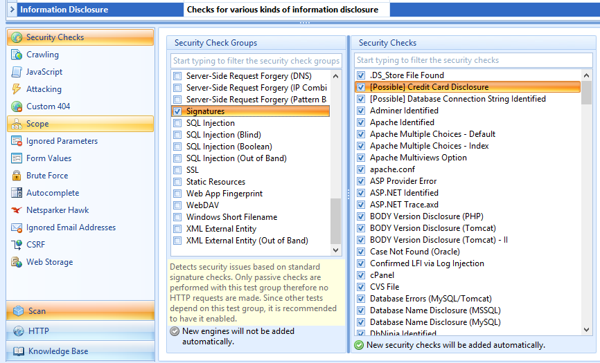 Identifying Sensitive Data Exposure with Netsparker Web Application Security Scanner