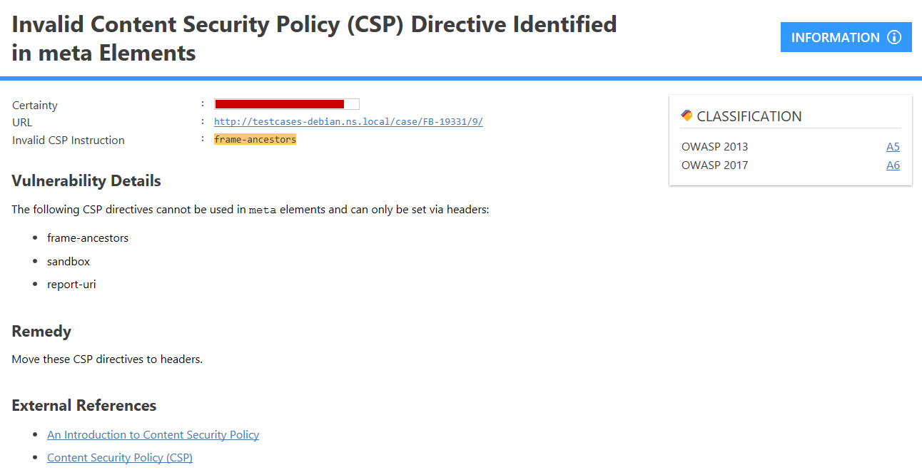 Setting CSP in Meta Tags